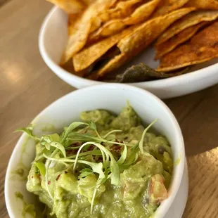 Still hungry so ordered house made Guacamole so good.