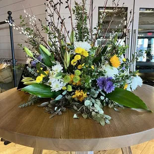 Beautiful flowers greet you