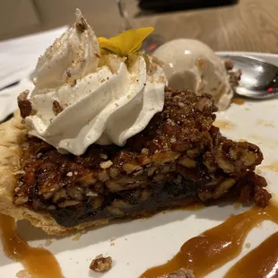 Bourbon Glazed Pecan Pie