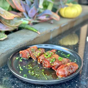 Bacon Wrapped Dates - crack