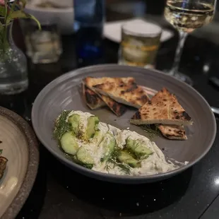 Feta Dip served with grilled pita