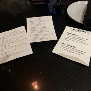Specials