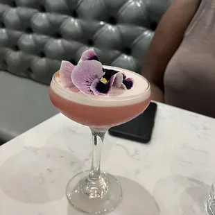 Cherry blossom cocktail