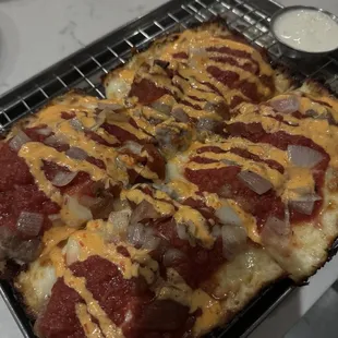 Detroit style pizza Mos pie