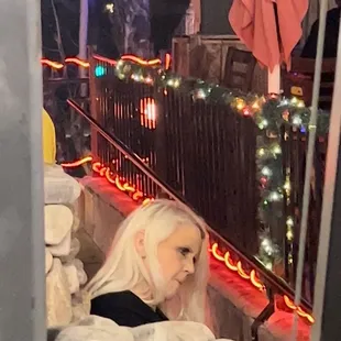 blonde manager was an awful human