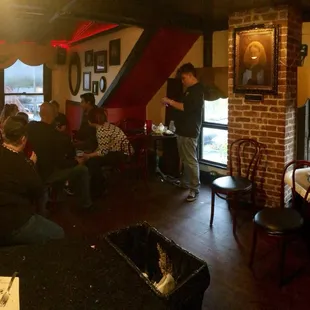 The bathtub in the corner was a nice conversation piece!