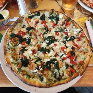 Pizza the Greek... add chicken