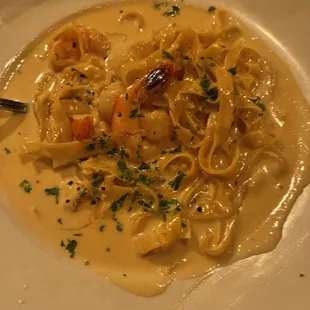 Seafood Alfredo