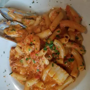 Seafood pasta