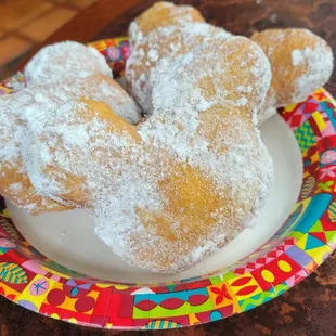 3 count Mickey Beignets ($8)