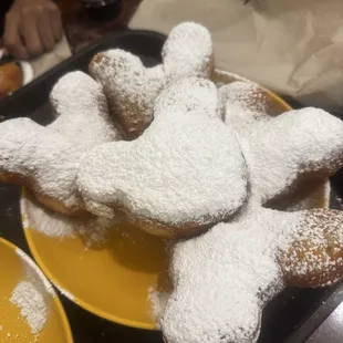 Mickey shaped Beignets!
