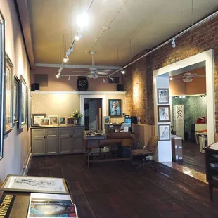 Scene By Rhys Fine Art, the Ursuline-side room, at 1036 Royal in August 2021.