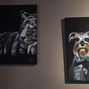 Great artwork now being displayed as well for sale!