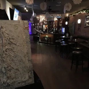 the interior of a restaurant