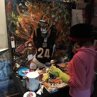Live painting on Wednesdays