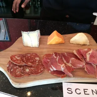 Yummy cheese and cold cut