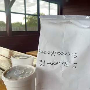 Sweet Tea and Oreo w/ Reese's Milkshake