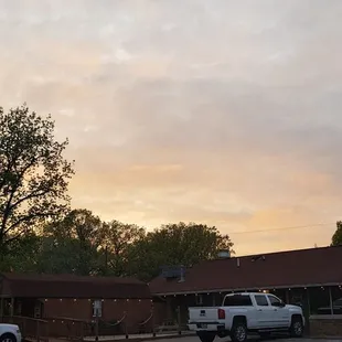 sunset of this restaurant