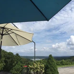 outside