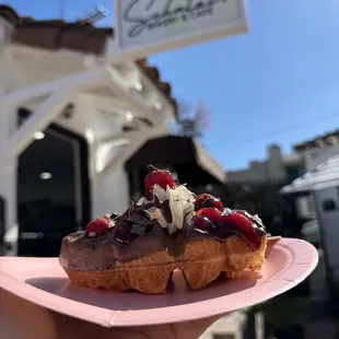 Waffle "Black Forrest Style"
