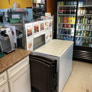 a refridgerator and refrigerator