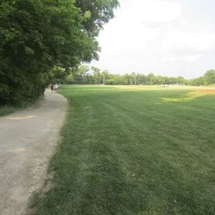 Trail around the sportplex.