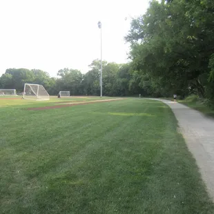 Trail around the sportplex.