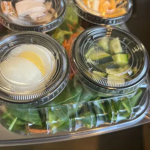 a variety of food items