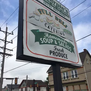 a sign for a store