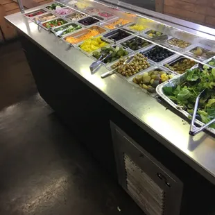 interior, salads