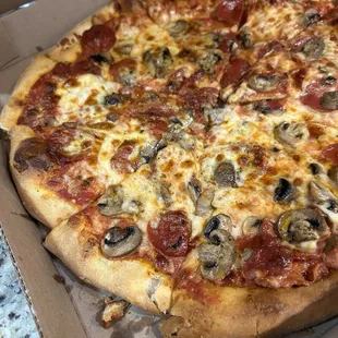 Pepperoni &amp; mushrooms