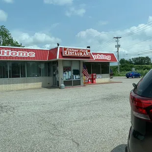 Outside - front entrance