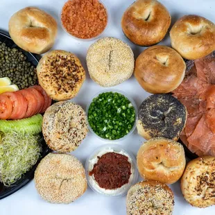 catering platter spread
