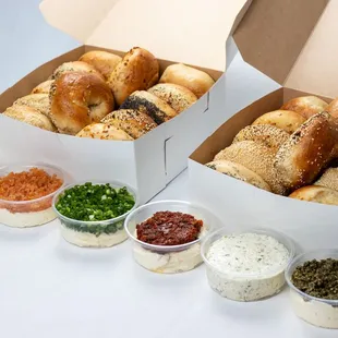 bagel boxes and schmears