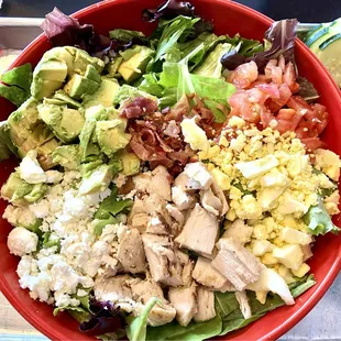 Turkey Avocado Cobb Salad was delicious!! Fast service too!