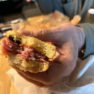 This is supposed to be an extra meat sandwich. That is what their regulars used to look like