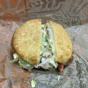 Turkey Bacon Club (hold the tomato)