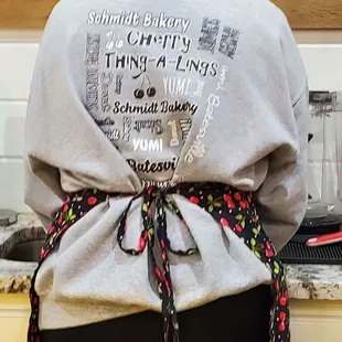 They have T-shirts and sweatshirts that you can buy