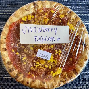 Strawberry Rhubarb Tart