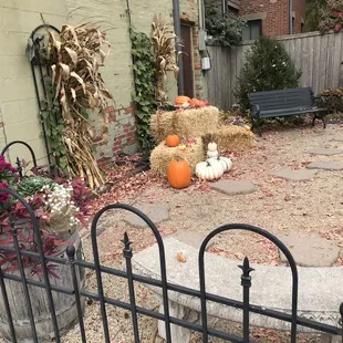 Blumengarten behind fudge store