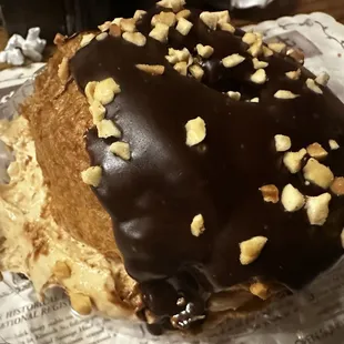 Peanut Butter Cream Puff for dessert.