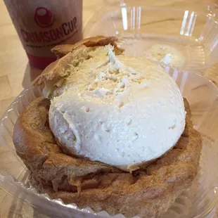 Salty Carmel Cream Puff