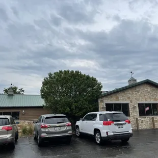 cars parked outside