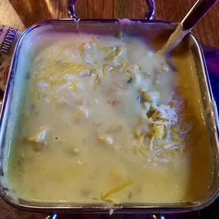 Cheesy Seafood and Asparagus Chowder - Wow!