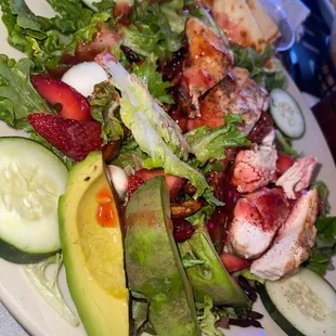 Strawberry fields salad