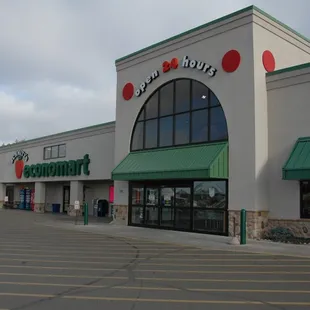 the front of the store