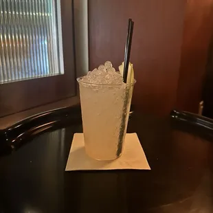 Bread with Tomatoes: vodka highball w/ bread &amp; tomatoes