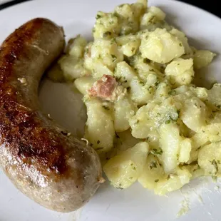 Bratwurst  and Potato Salad