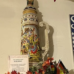 "The largest stein in the world"