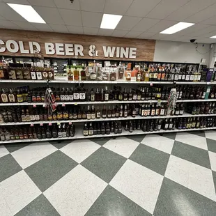 Bourbon/whiskey selection